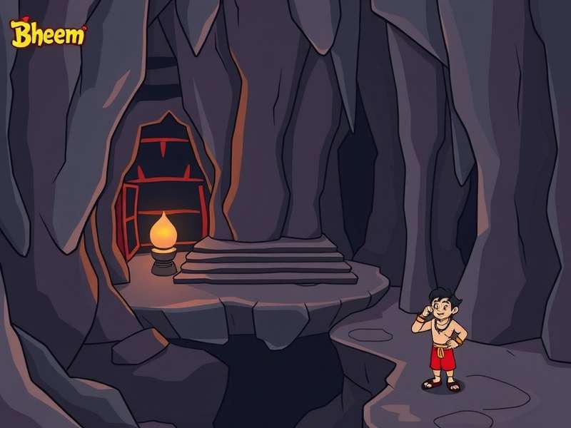 Chhota Bheem Mysterious Cave gameplay screenshot